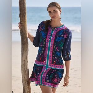 JOHNNY WAS SELENA MINI DRESS size Large